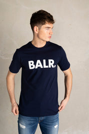 Brand Straight T-Shirt Navy Blue