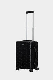 Romeo Embossed Hexagon Suitcase S Jet Black