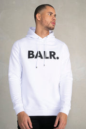 Brand Straight Hoodie Bright White