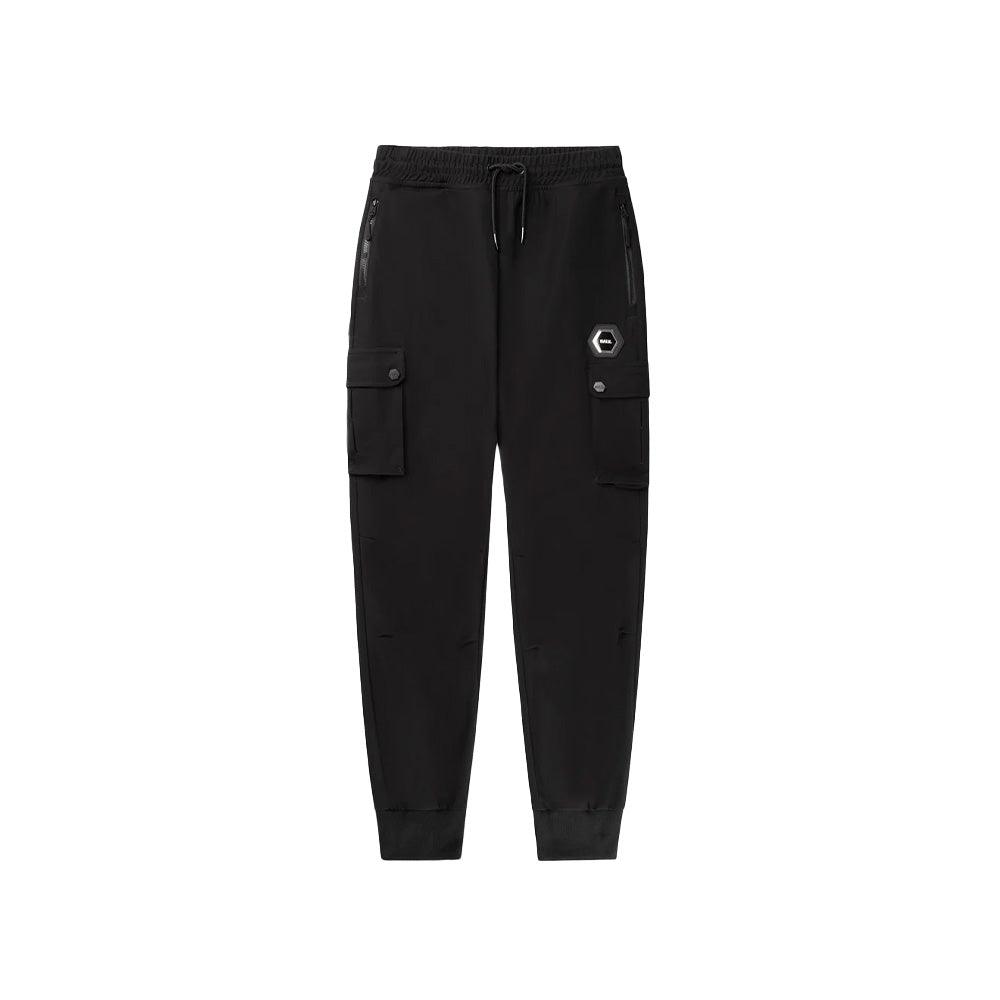 Q-Cargo Lux Slim Sweatpants Jet Black