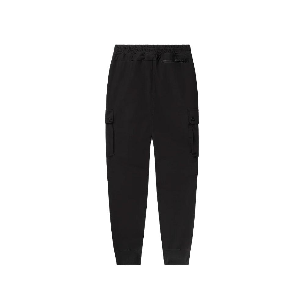 Q-Cargo Lux Slim Sweatpants Jet Black