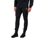 Q-Cargo Lux Slim Sweatpants Jet Black