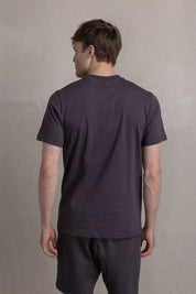 Brand Straight T-Shirt Jet Black