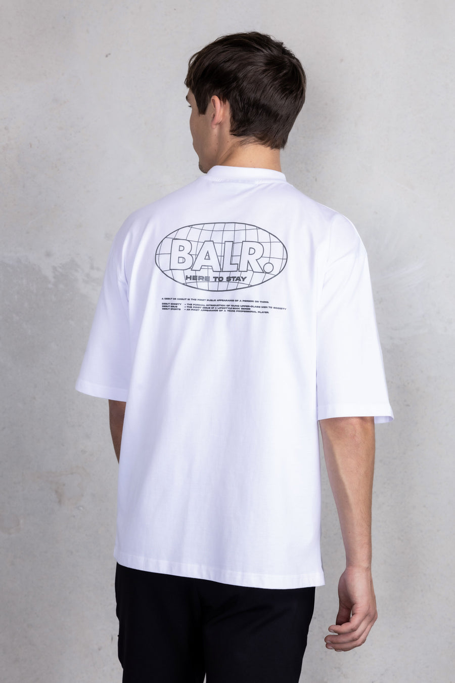 Joey Box H2S Globe T-Shirt Bright White