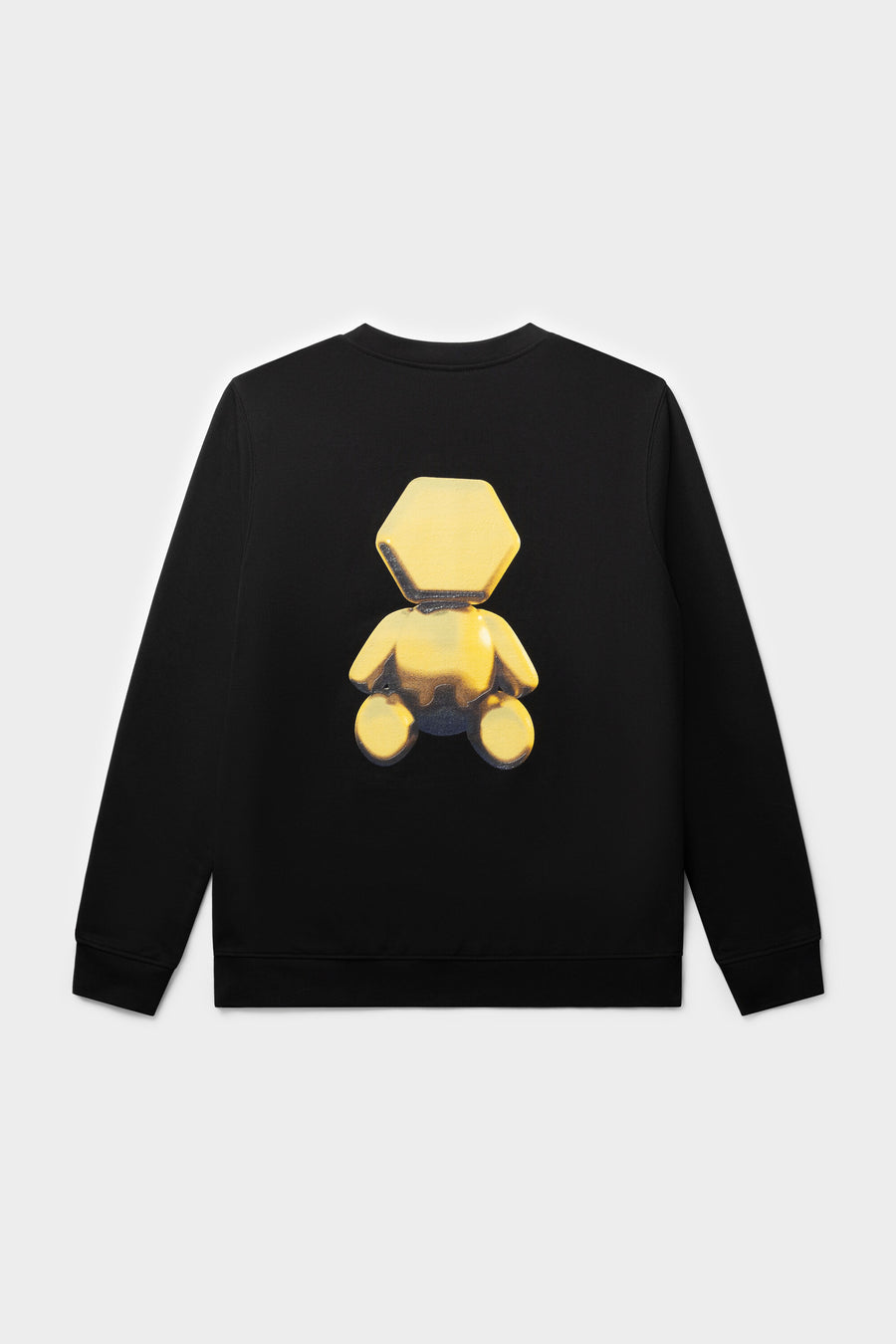 Olaf Straight Gold Doll Emblem Crewneck Jet Black