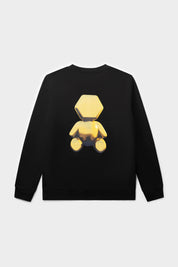 Olaf Straight Gold Doll Emblem Crewneck Jet Black