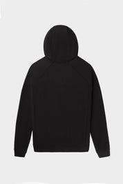 Rani Zip Gold Emblem Hoodie Jet Black