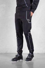 Max Loose Hex Line Jogger Jet Black