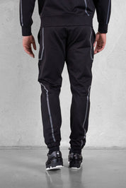 Max Loose Hex Line Jogger Jet Black