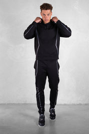 Max Loose Hex Line Jogger Jet Black