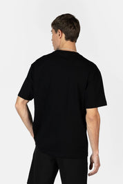 BALRXI Box Fit Silk Blend T-Shirt Jet Black