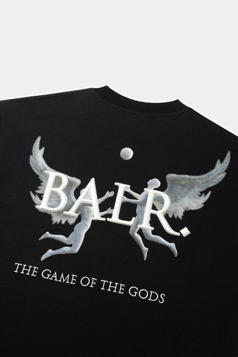 Game of the Gods Box Fit T-Shirt Jet Black