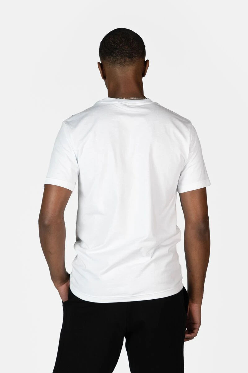 Hex Stripe Regular Fit T-Shirt Bright White