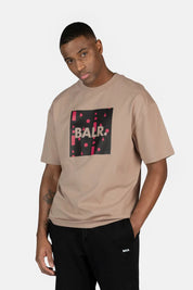 BALR. Repeat Box Fit T-Shirt Warm Taupe