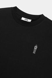 The Wall Box Fit T-Shirt Jet Black