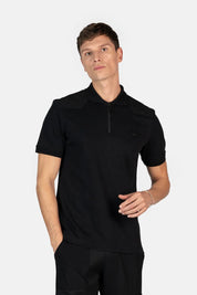 Q+ Regular Fit Polo Shirt Jet Black