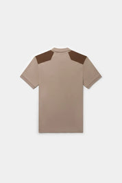 Q+ Regular Fit Polo Shirt Warm Taupe