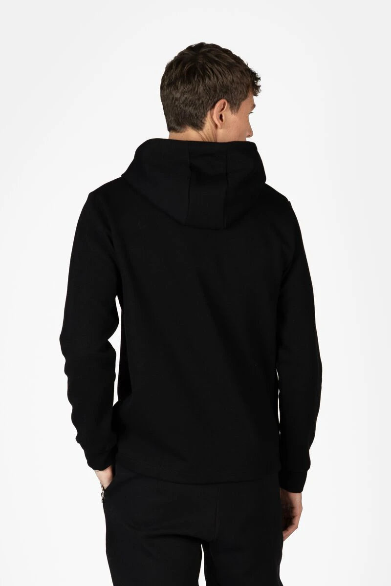 Q-Series Regular Fit Hoodie Jet Black