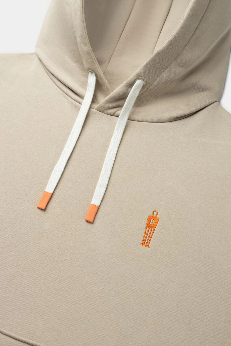 The Wall Box Fit Hoodie Silver Lining