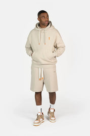 The Wall Box Fit Hoodie Silver Lining