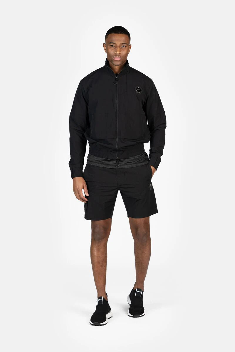 Hexline Slim Fit Track Jacket Jet Black