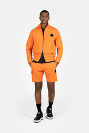 Hexline Slim Fit Track Jacket Orange