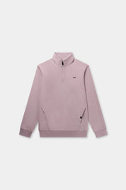 Brand Regular Fit Half Zip Burnished Lilac