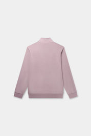 Brand Regular Fit Half Zip Burnished Lilac