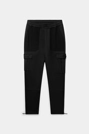 Q+ Regular Fit Cargo Pants Jet Black