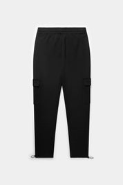 Q+ Regular Fit Cargo Pants Jet Black