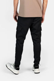 Q+ Regular Fit Cargo Pants Jet Black