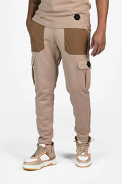 Q+ Regular Fit Cargo Pants Warm Taupe