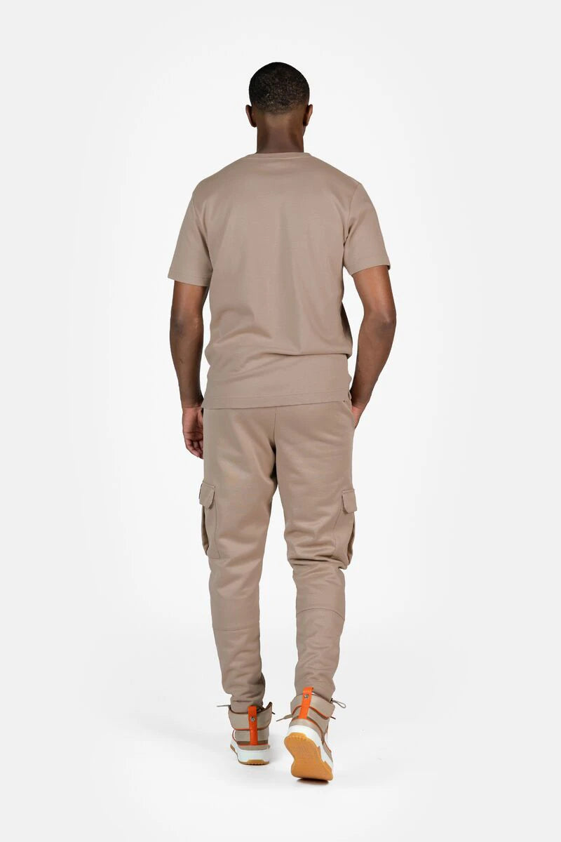 Q+ Regular Fit Cargo Pants Warm Taupe