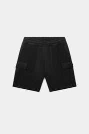 Q+ Regular Fit Cargo Shorts Jet Black