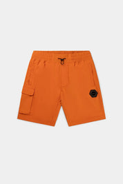 Hexline Regular Fit Cargo Shorts Orange