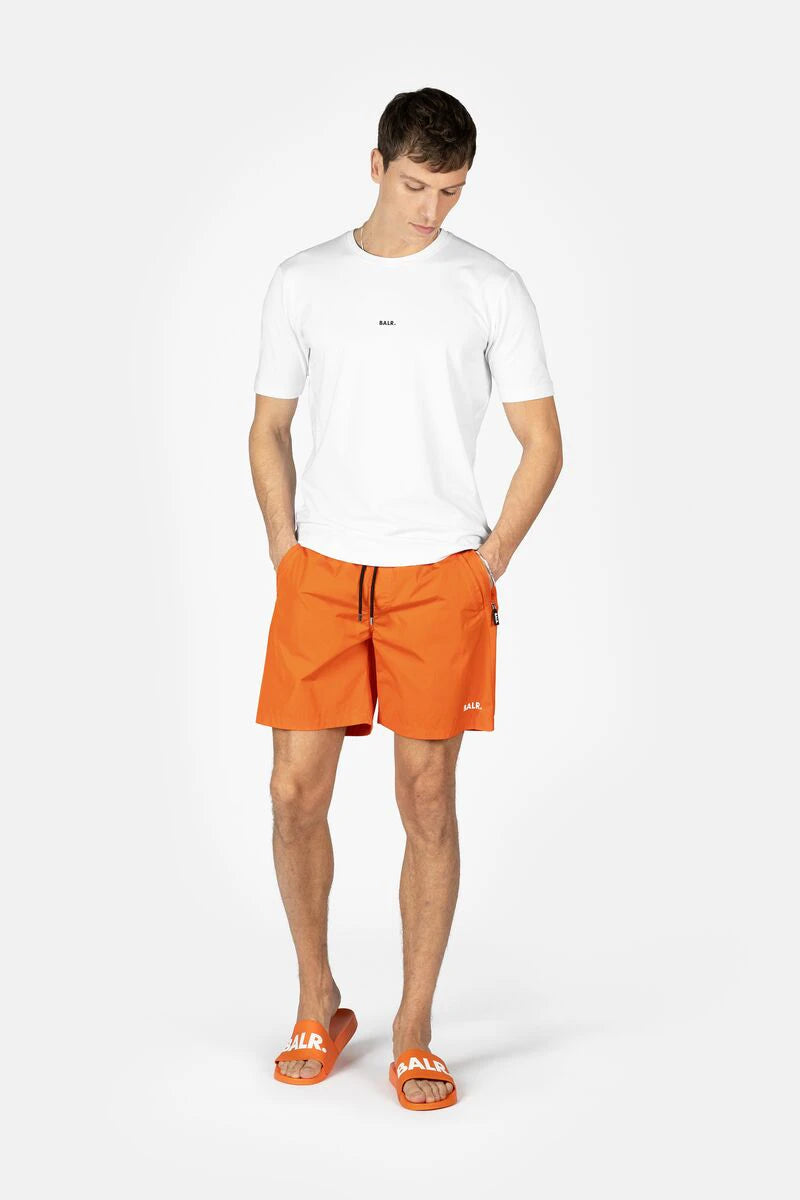 BALR. Classic Swim Shorts Orange