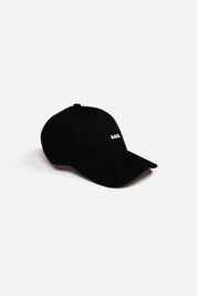 Brand Cotton Cap Jet Black