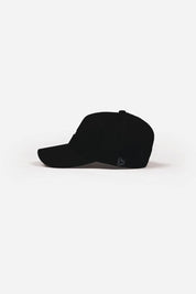 Brand Cotton Cap Jet Black