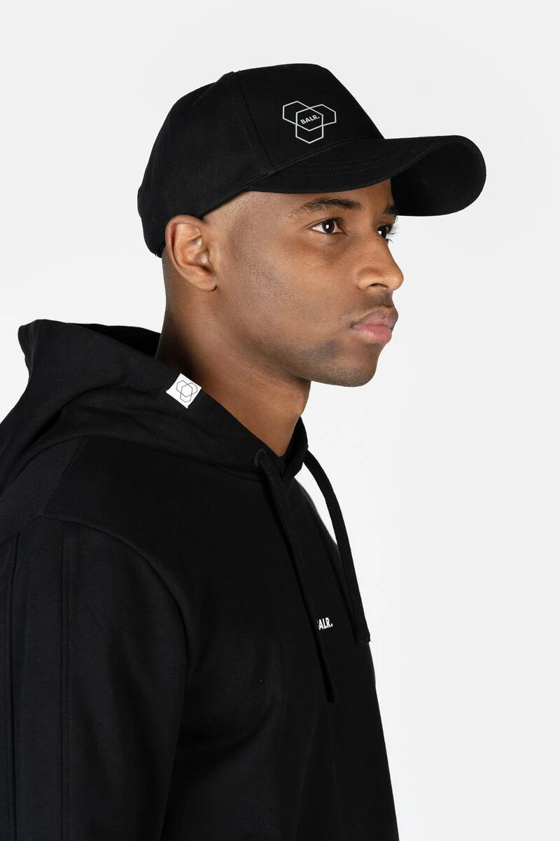 Athletic Cotton Cap Jet Black